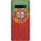 Portuguese Flag Dark Wood Galaxy S10 Plus Skin